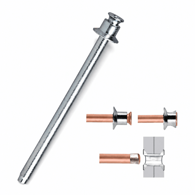 Микро заклёпка 3,2 x 2,2 x 5,0 Zn