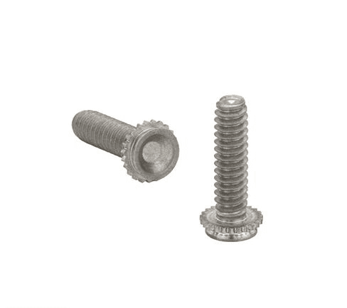 CFHA-M5-10 Шпилька резьбовая запрессовочная алюминиевая для неполнопроходных отверстий М5х10 для листов толщиной от 2,4 мм