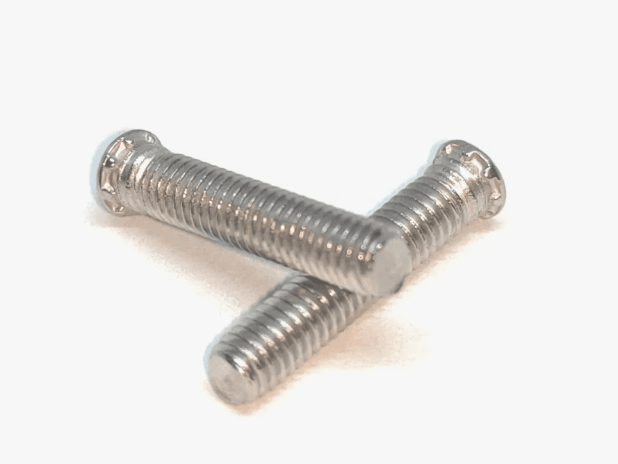 FHL-M4-12 Шпилька резьбовая запрессовочная стальная оцинкованная М4х12